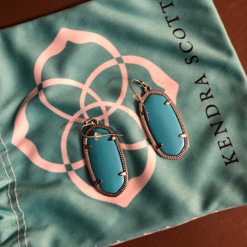 Kendra Scott turquoise earrings